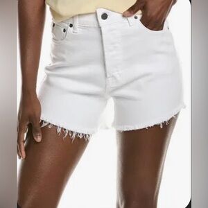 Modern American Anthropologie Women's high rise cutoff White denim Shorts